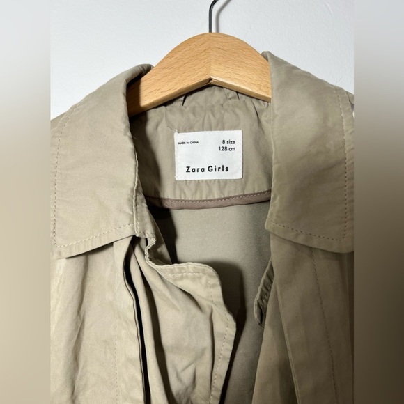 - Zara girls trench coat size 8 - Picture 5 of 7